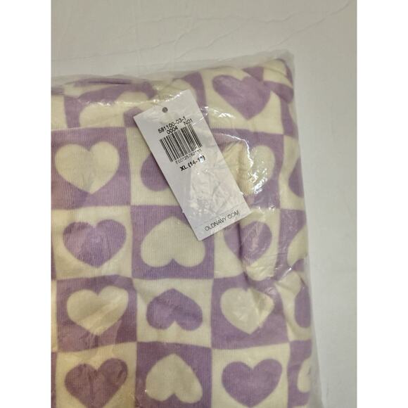 Lot of 2 Old Navy Hearts Mock Neck Turtle Neck Long Sleeve Top Size XL 14-16 - Picture 8 of 9